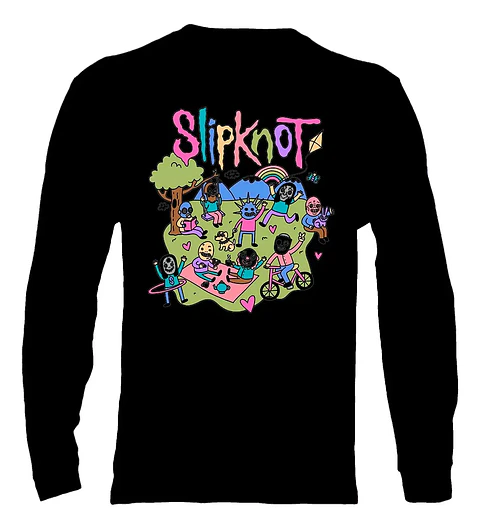 Polera Manga Larga Slipknot - Ver 24 - Vale Gamess