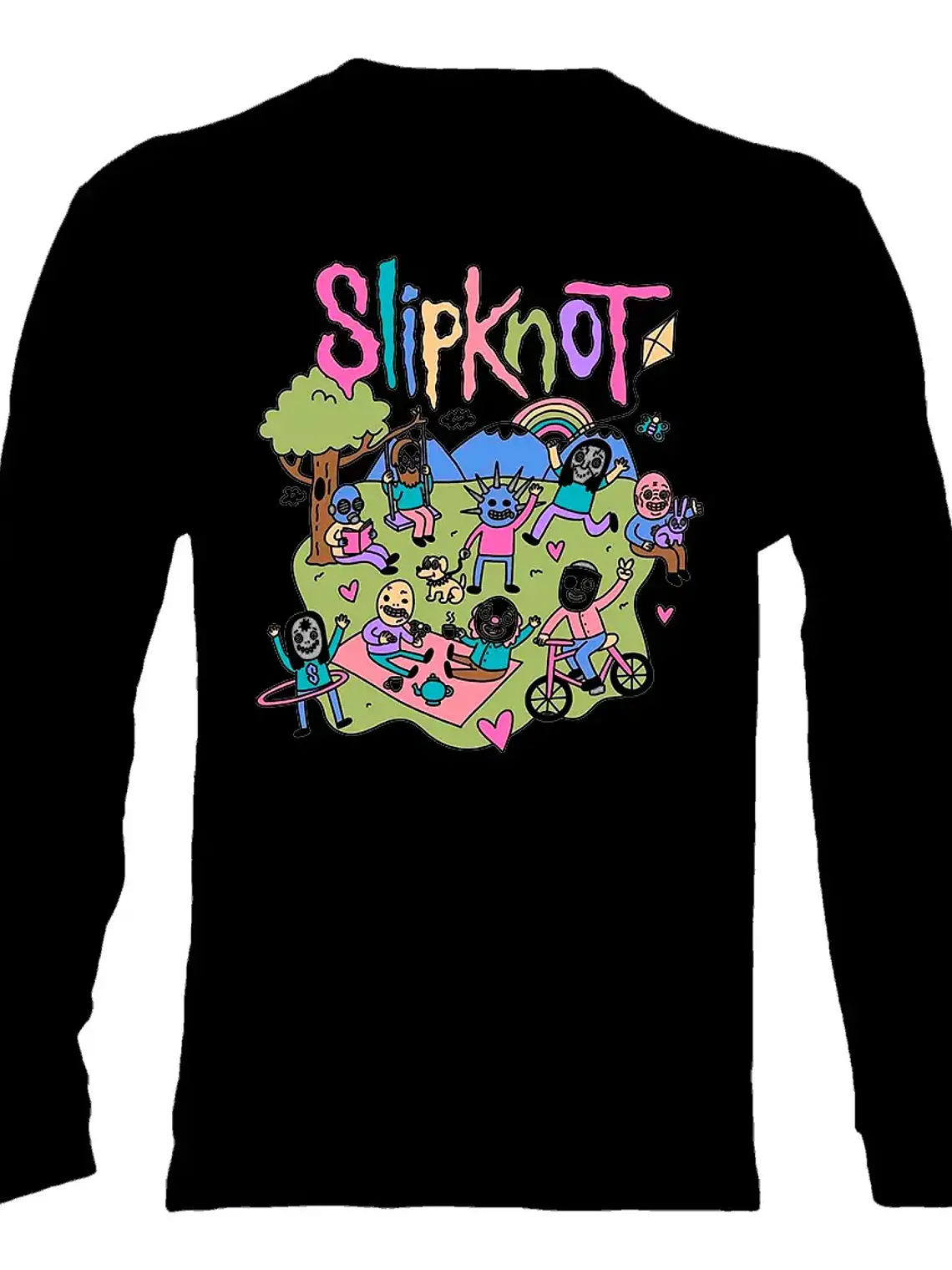 Polera Manga Larga Slipknot - Ver 24 - Vale Gamess 1