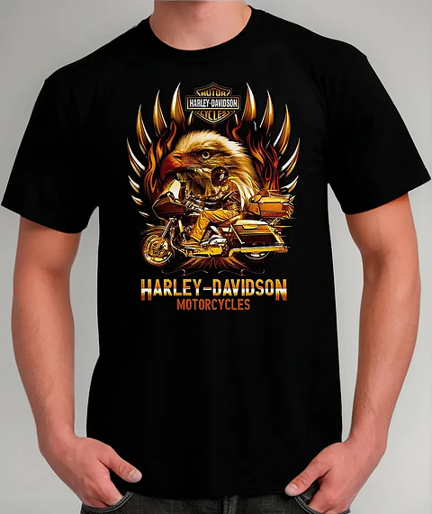 Polera Harley Davidson - Ver 11 - Vale Gamess