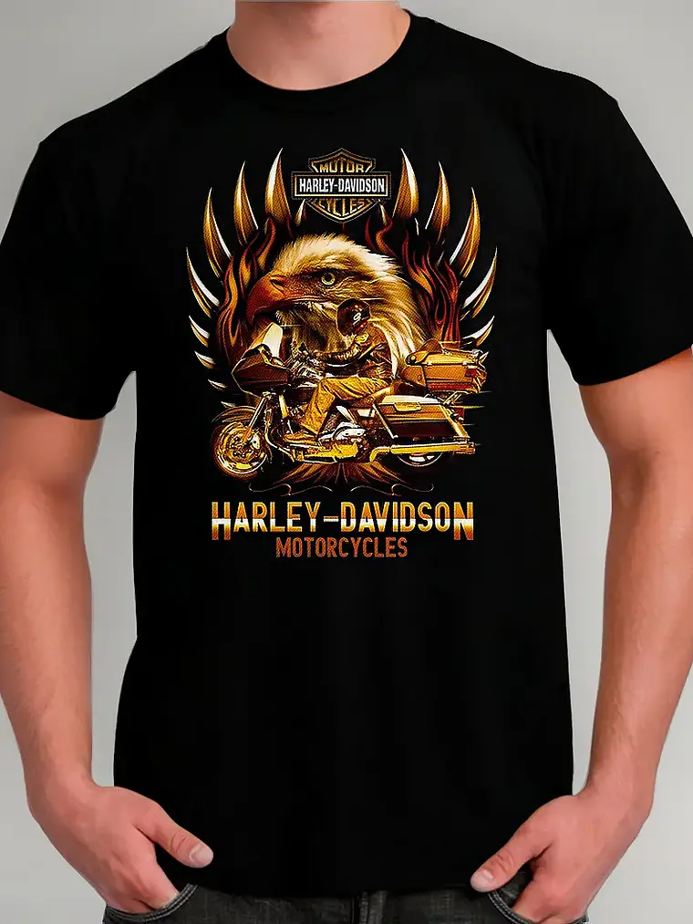 Polera Harley Davidson - Ver 11 - Vale Gamess 1