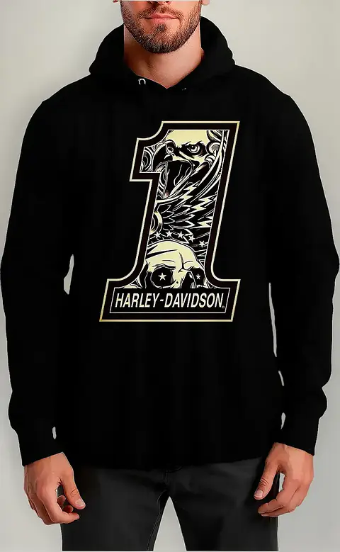 Poleron Harley Davidson - Ver 01 - Numero 1