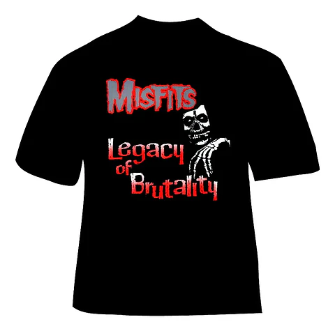 Polera Misfits - Ver 22 - Legacy Of Brutality