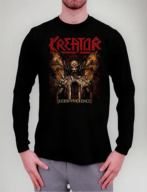 Polera Manga Larga Kreator - Ver 27 - Gods Of Violence