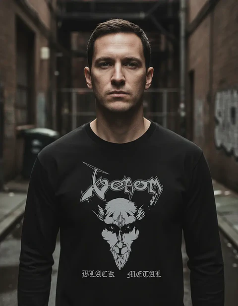 Polera Manga Larga Venom - Ver 05 - Black Metal