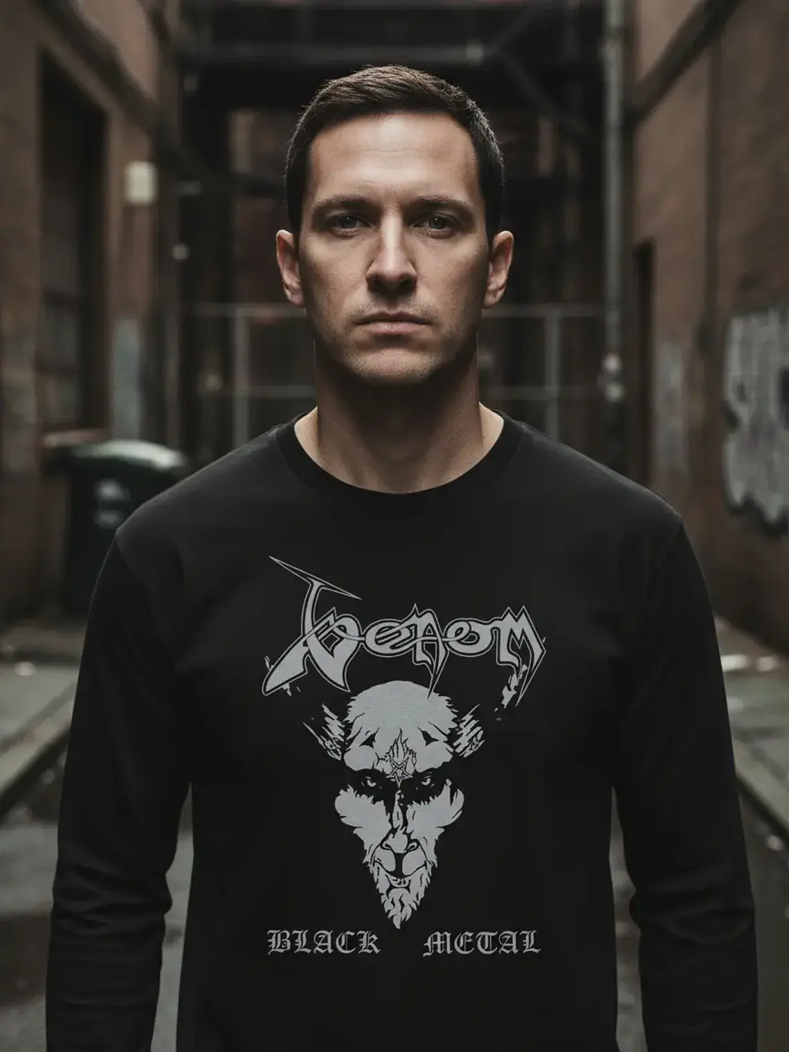 Polera Manga Larga Venom - Ver 05 - Black Metal 1