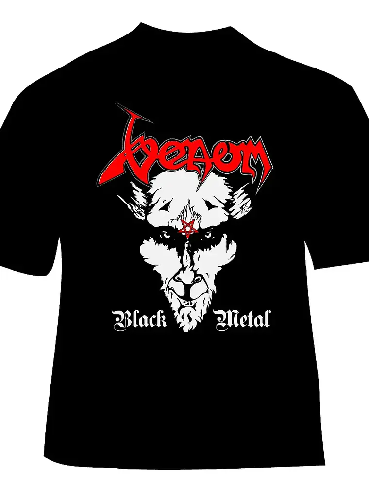 Polera Venom - Ver 04 - Black Metal 1