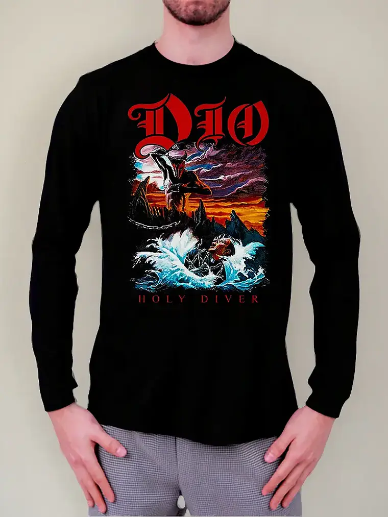 Polera Manga Larga Dio - Ver 09 - Holy Diver 1