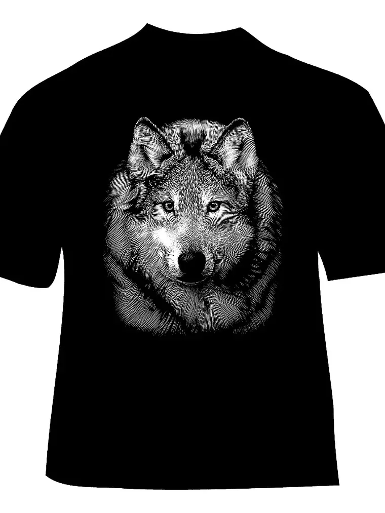 Polera Animales - Ver 16 - Lobo 1