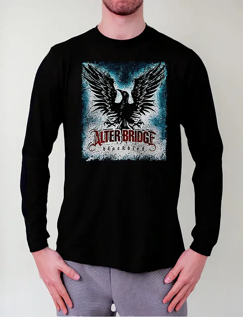 Polera Manga Larga Alter Bridge - Ver 01 - Blackbird