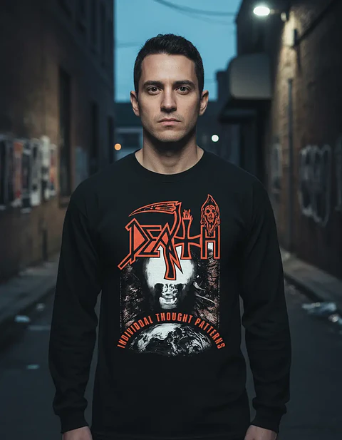 Polera Manga Larga Death - Ver 05 - Individual Thought Patte