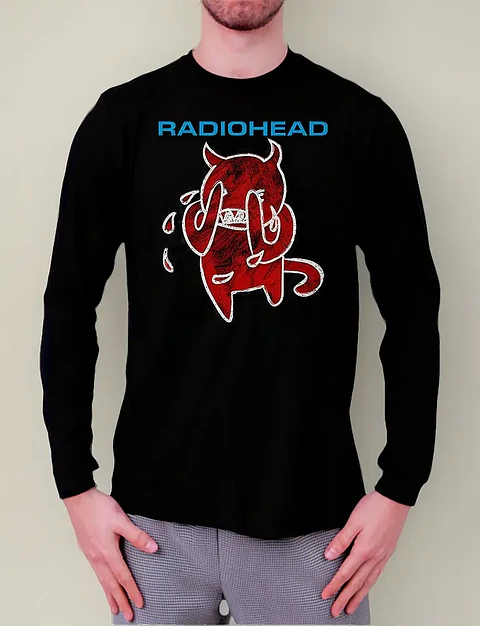 Polera Manga Larga Radiohead - Ver 02 - Amnesiac