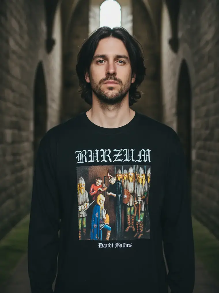 Polera Manga Larga Burzum - Ver 14 - Dauði Baldrs 1