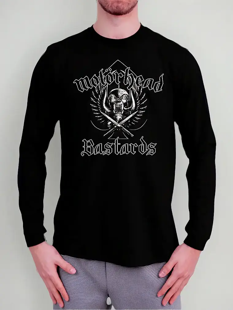 Polera Manga Larga Motorhead - Ver 14 - Bastards 1
