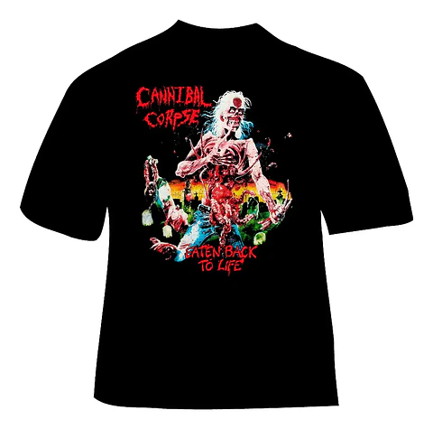 Polera Cannibal Corpse - Ver 08 - Eaten Back To Life