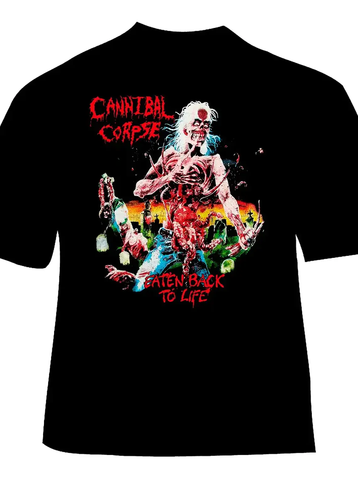 Polera Cannibal Corpse - Ver 08 - Eaten Back To Life 1