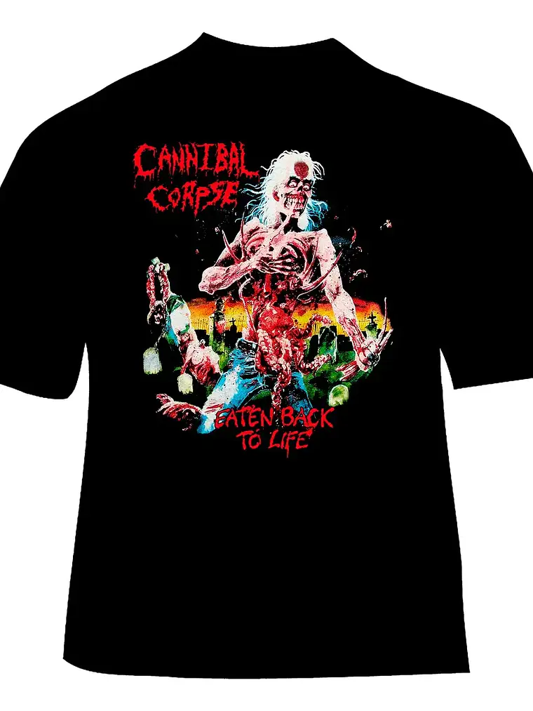 Polera Cannibal Corpse - Ver 08 - Eaten Back To Life 1