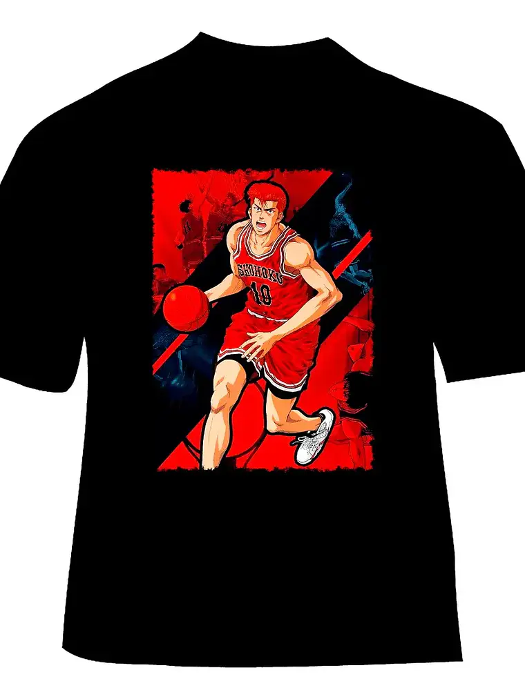 Polera Slam Dunk - Ver 02 - Hanamichi Sakuragi 1