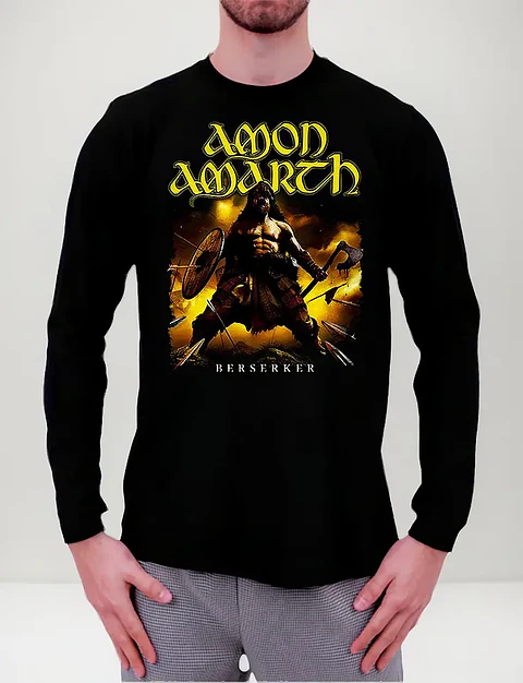 Polera Manga Larga Amon Amarth - Ver 03 - Berserker