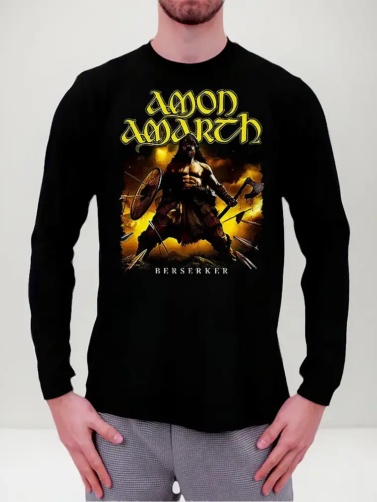 Polera Manga Larga Amon Amarth - Ver 03 - Berserker 1