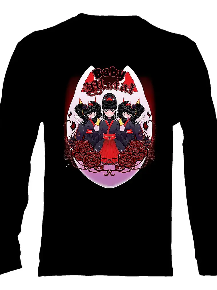 Polera Manga Larga Babymetal - Ver 03 - Vale Gamess 1