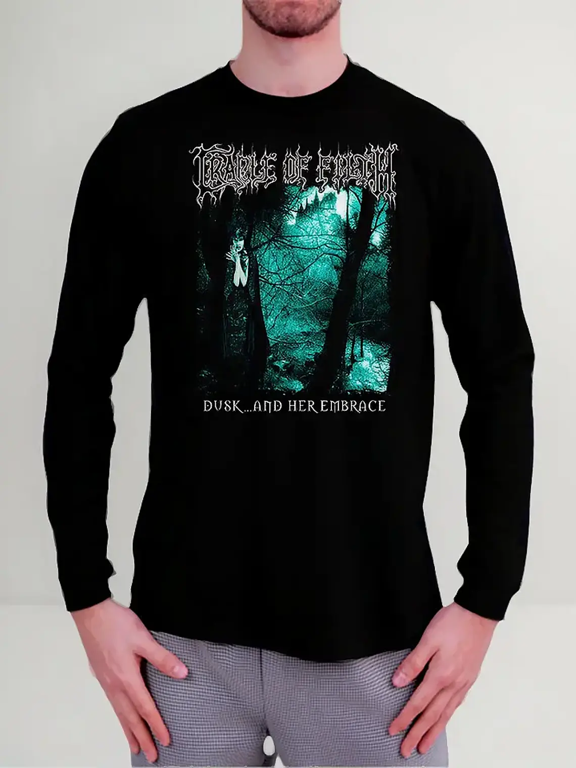 Polera Manga Larga Cradle Of Filth - Ver 17 - Dusk... And He 1