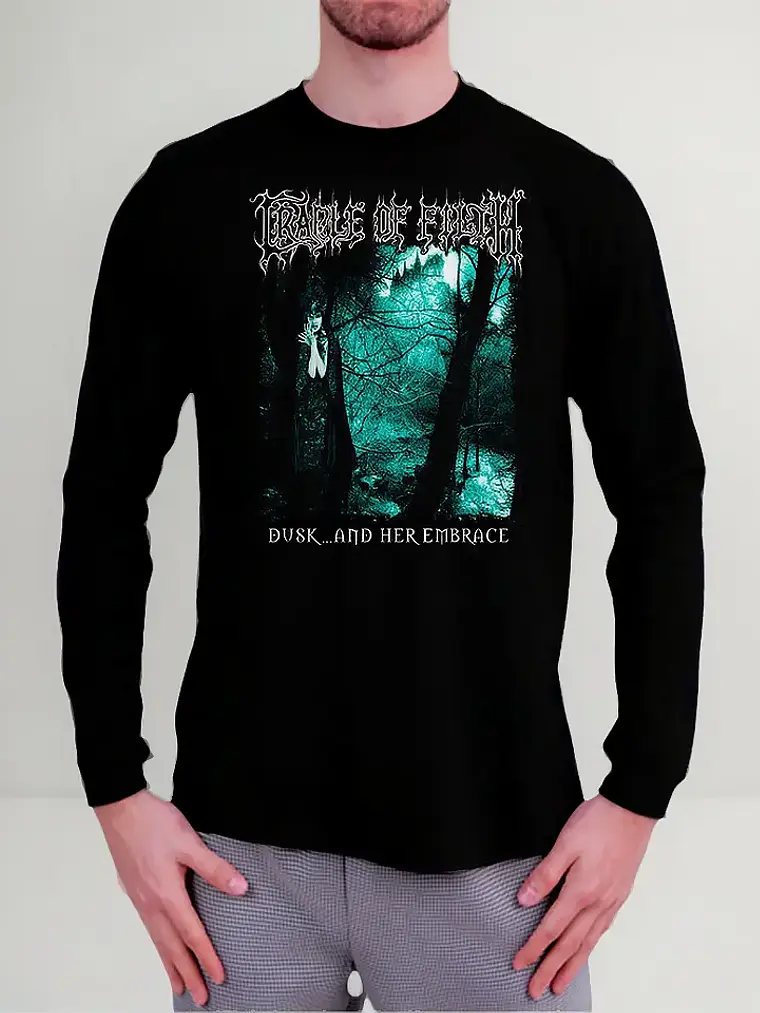 Polera Manga Larga Cradle Of Filth - Ver 17 - Dusk... And He 1