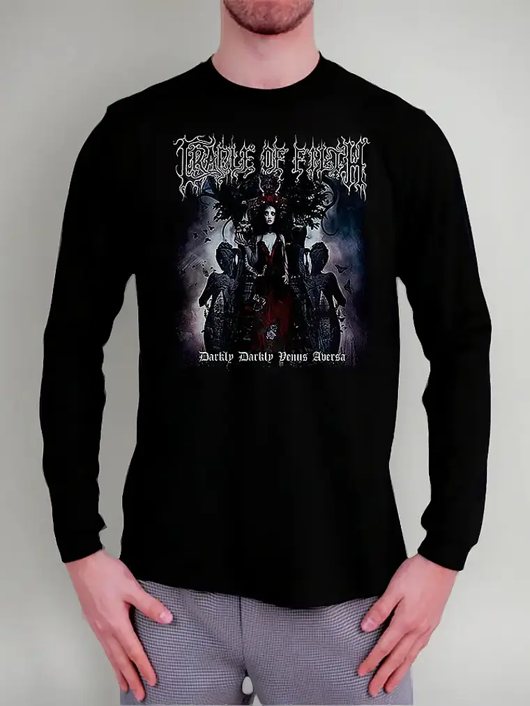 Polera Manga Larga Cradle Of Filth - Ver 16 - Darkly, Darkly 1
