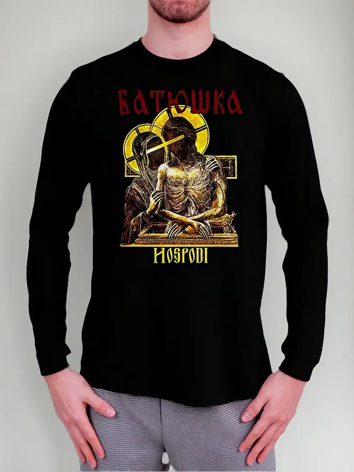 Polera Manga Larga Batushka - Ver 03 - Hospodi 1