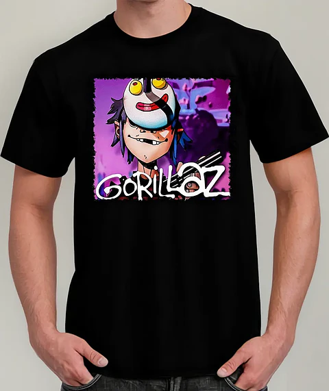 Polera Gorillaz - Ver 10 - Vale Gamess