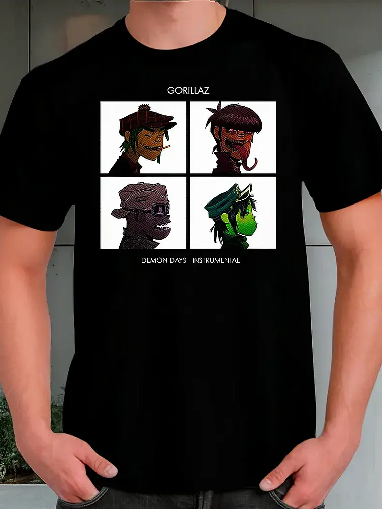 Polera Gorillaz - Ver 14 - Demon Days Instrumental 1