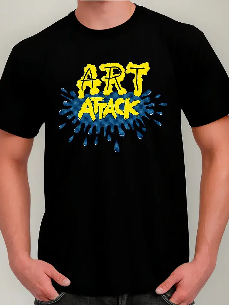 Polera Art Attack - Ver 01 - Vale Gamess 1