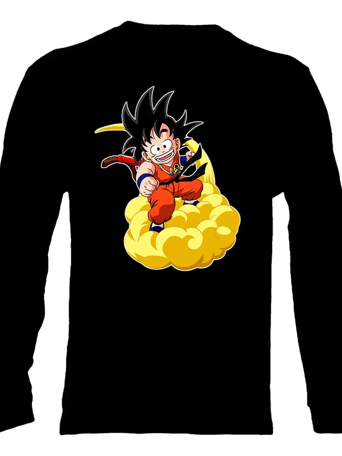 Polera Manga Larga Dragon Ball - Goku Nube Voladora - Ver 05 1