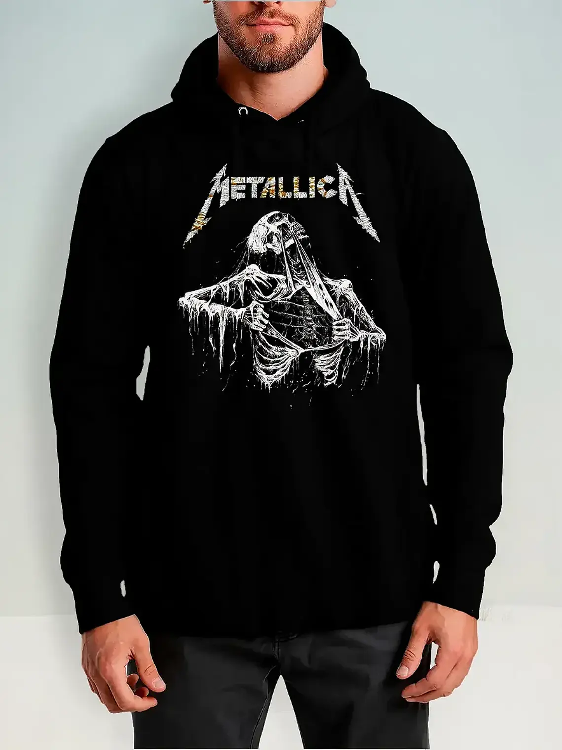 Poleron Metallica - Ver 06 - Calavera 1