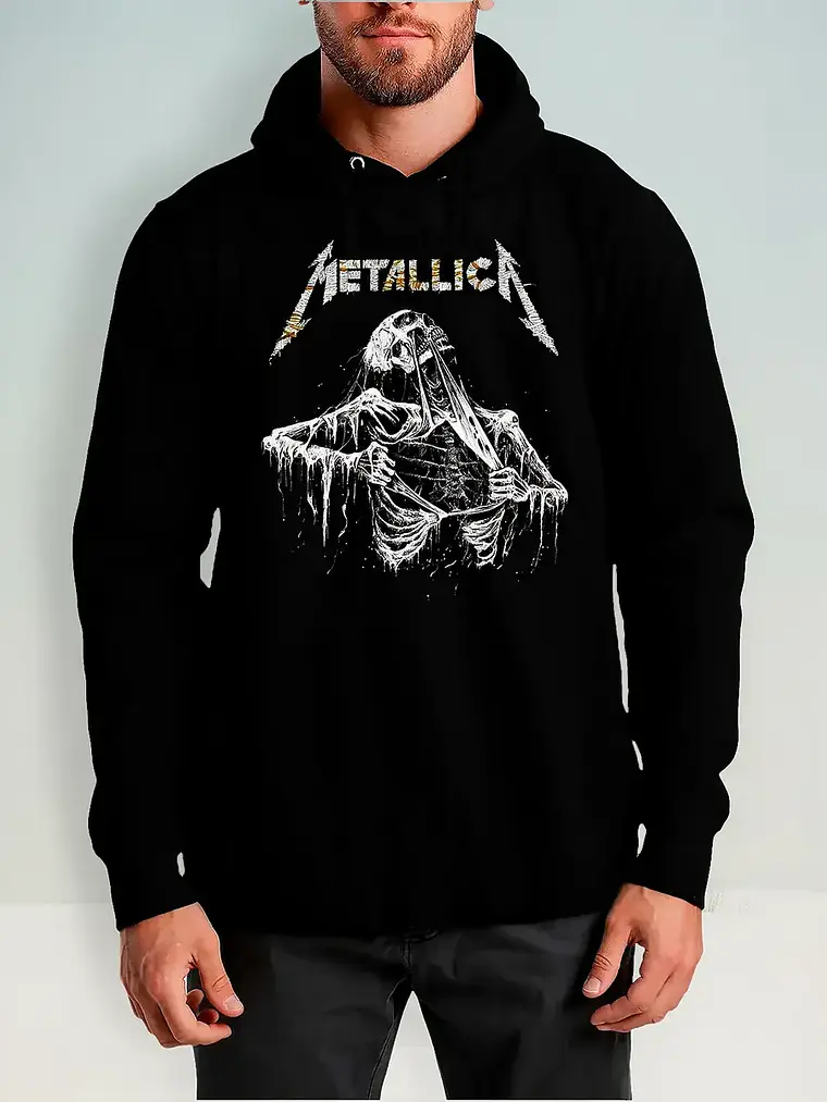 Poleron Metallica - Ver 06 - Calavera 1