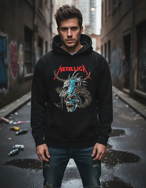 Poleron Metallica - Ver 41 - Calaveras