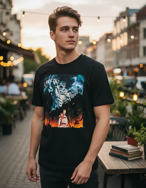 Polera Attack On Titan: Ataque De Titanes - Ver 01