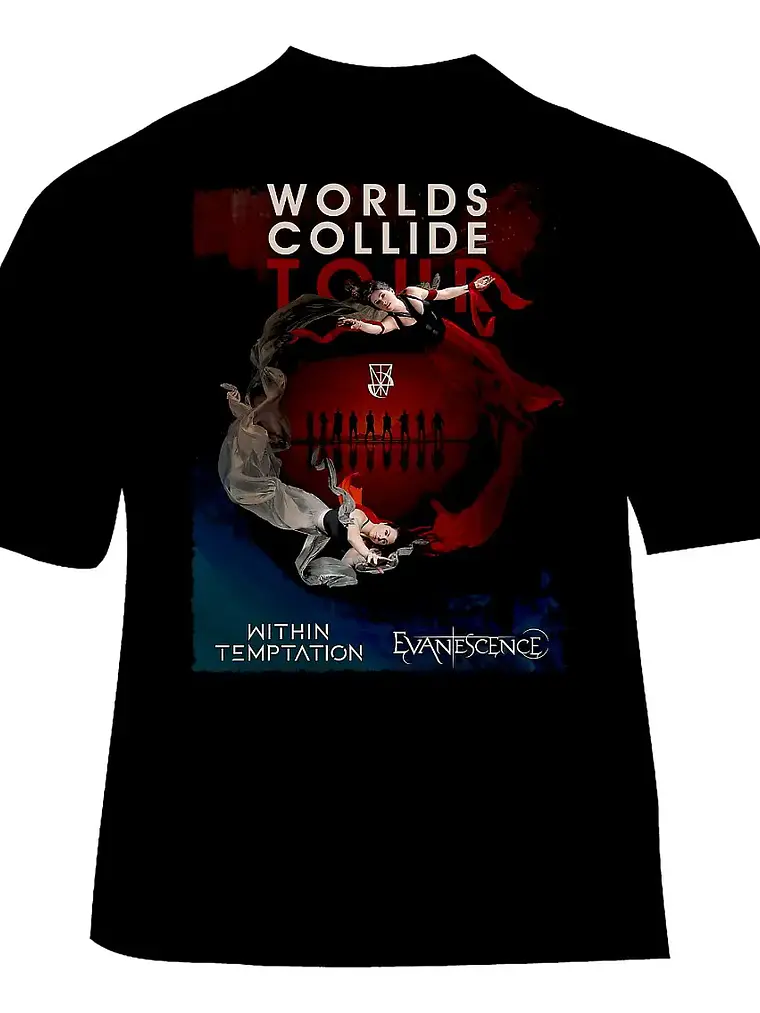 Polera Evanescence - Ver 04 - Worlds Collide Tour 1