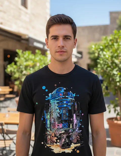 Polera Star Wars - Ver 06 - R2 D2