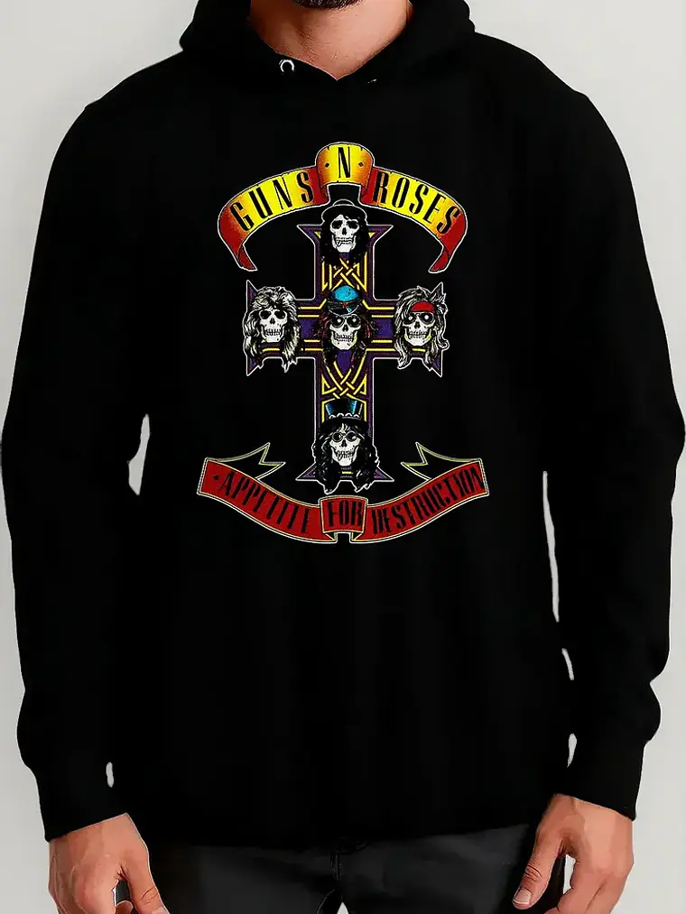 Poleron Guns N' Roses - Ver 08 - Appetite For Destruction 1