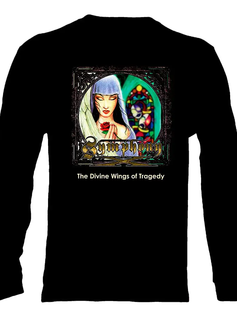 Polera Manga Larga Symphony X - Ver 02 - The Divine Wings Of 1