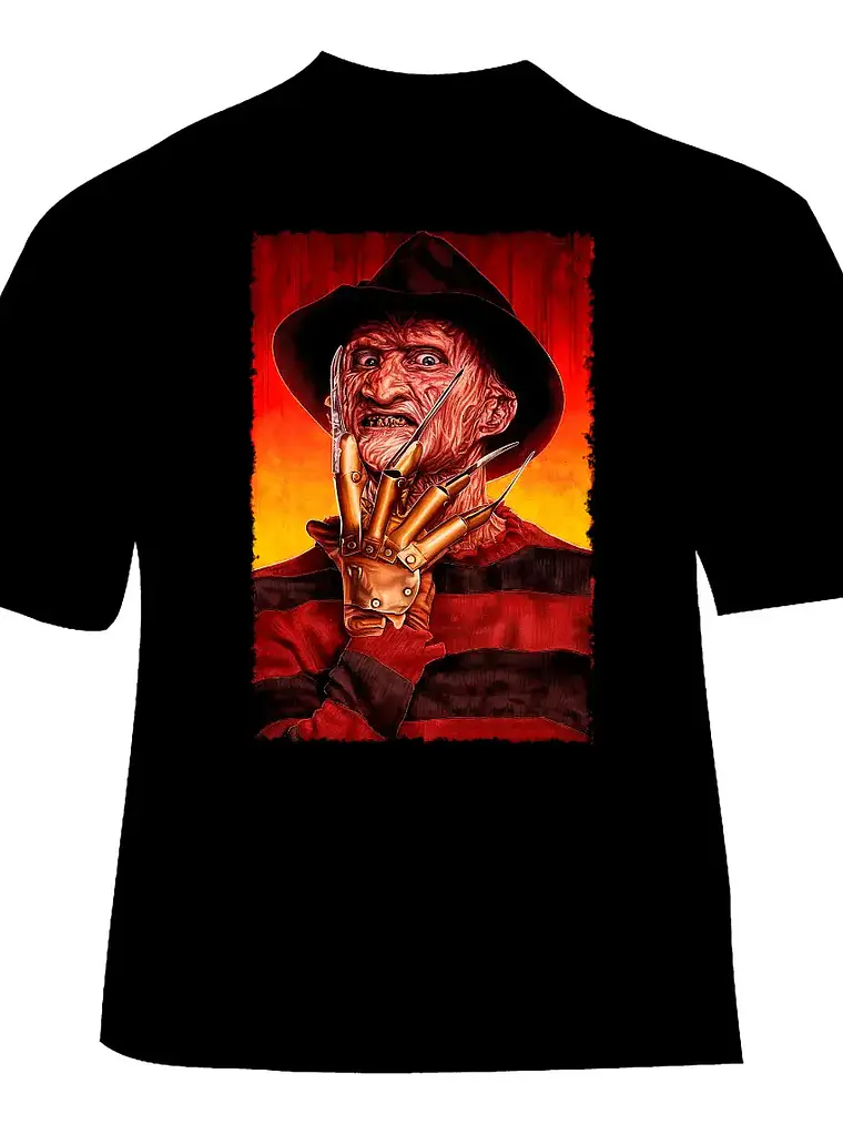 Polera Freddy Krueger - Ver 01 - Terror 1