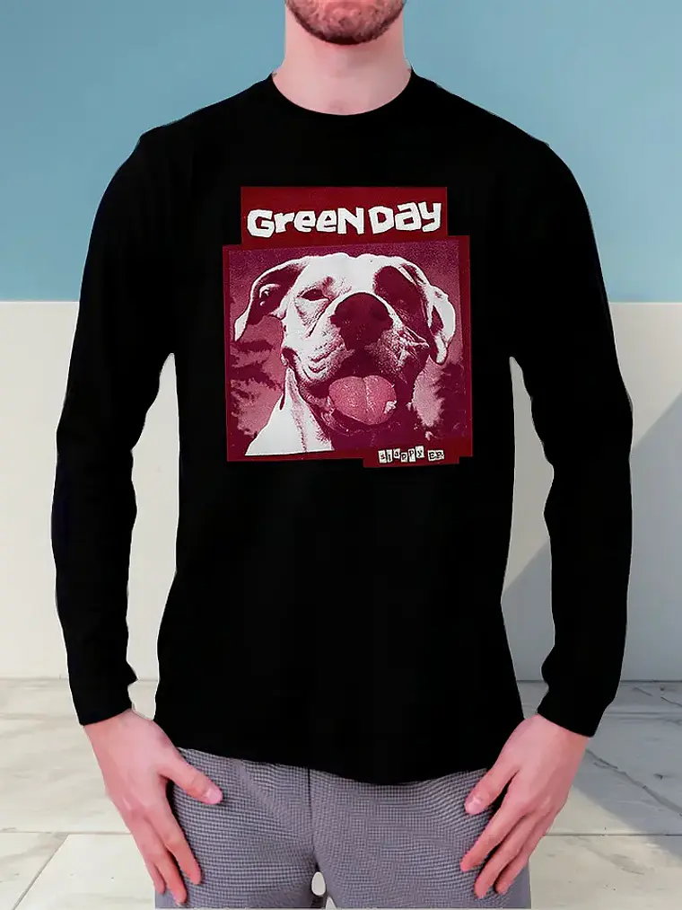 Polera Manga Larga Green Day - Ver 02 - Vale Gamess 1