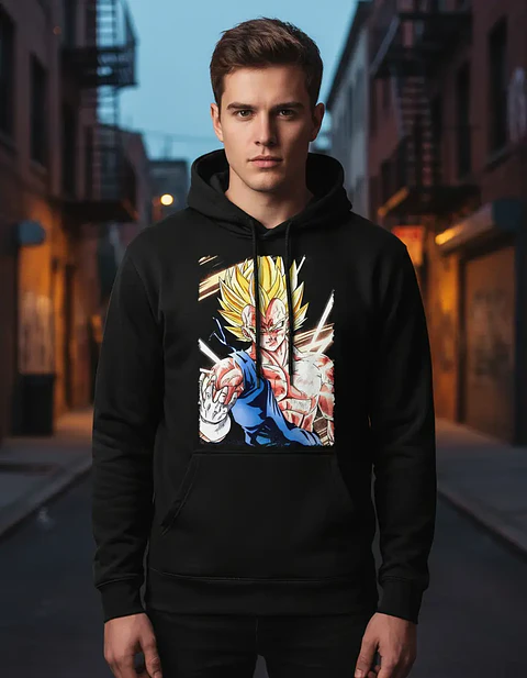 Poleron Dragon Ball - Ver 05 - Vegeta - Vale Gamess