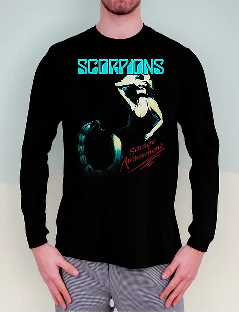 Polera Manga Larga Scorpions - Ver 04 - Savage Amusement