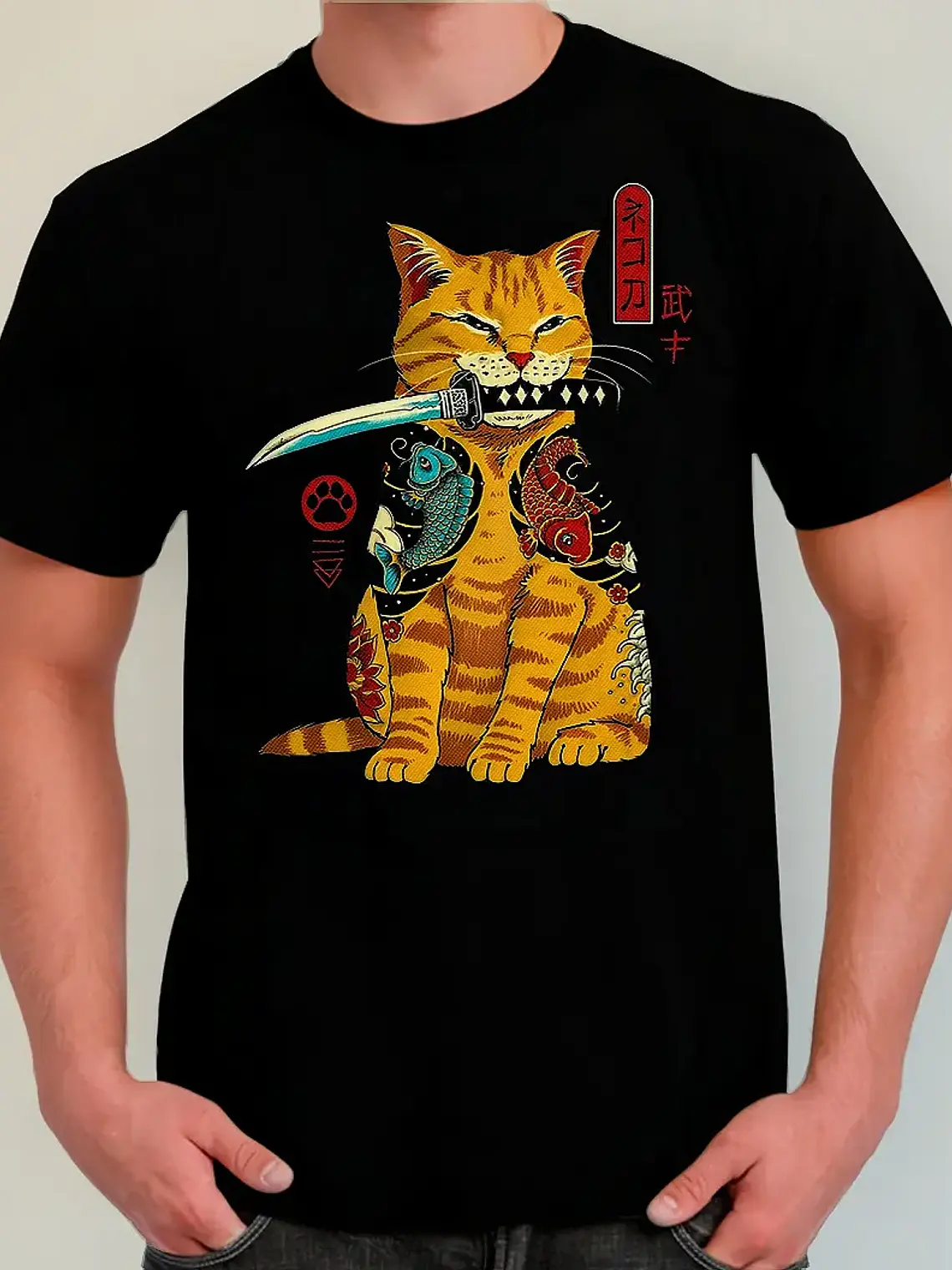 Polera Gato - Ver 01 - Michi - Vale Gamess 1