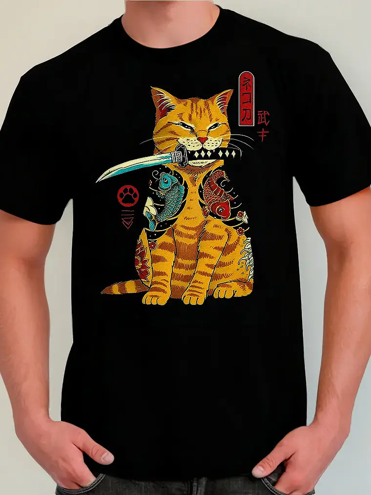 Polera Gato - Ver 01 - Michi - Vale Gamess 1