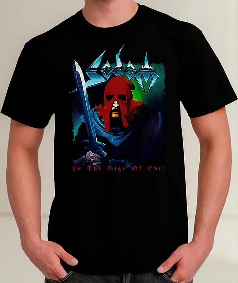 Polera Sodom - Ver 02 - In The Sign Of Evil