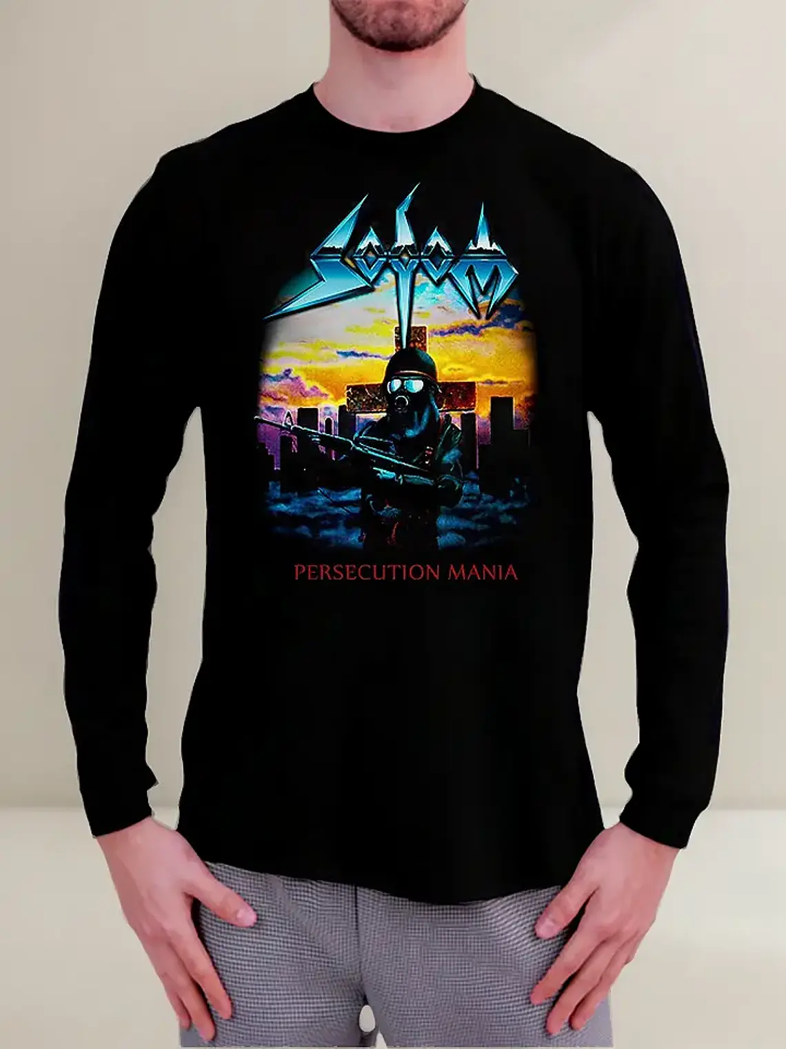 Polera Manga Larga Sodom - Ver 20 - Persecution Mania 1