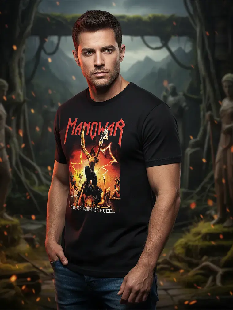 Polera Manowar - Ver 10 - The Triumph Of Steel 1