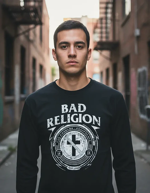 Polera Manga Larga Bad Religion - Ver 05 - Vale Gamess